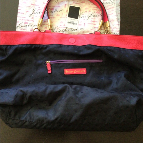 Juicy black label Hot pink Robertson tote - Picture 3 of 12